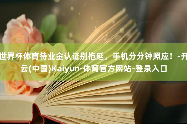 世界杯体育待业金认证别拖延，手机分分钟照应！-开云(中国)Kaiyun·体育官方网站-登录入口